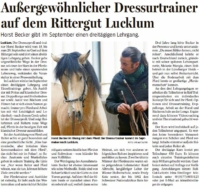 Presse Lucklum - Horst Becker